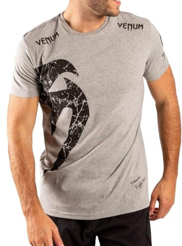 Venum Herren T-shirt Giant, Grau/Schwarz, S, EU-1324