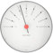 Arne Jacobsen Hygrometer Ø12 cm Bankers Originaldesign Kreative Details, Weiss, Eiche
