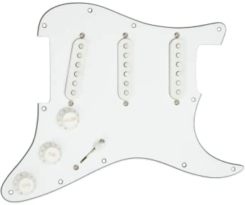 Seymour Duncan Yngwie Loaded Pickguard - White - Electric Guitar Pickup