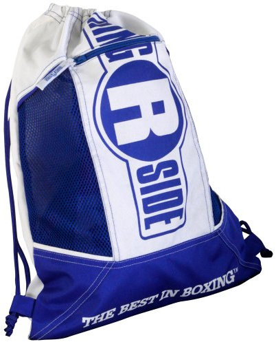 Ringside Boxeo Gimnasio Ligero Bolsa De Guantes Azul/Blanco, Talla Única