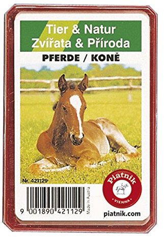 Piatnik 4211 - Quartett Tier und Natur - Pferde