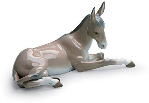 LLADRÓ Krippenfigur Maultier. Maultier (Krippenfigur). Porzellan.