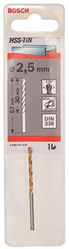 Bosch Pro Metallbohrer HSS-TiN (Ø 2,5 mm)