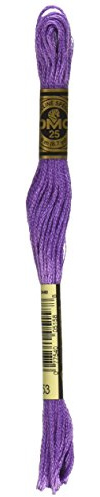 DMC 117-553 Six Stranded Cotton Embroidery Floss, Violet, 8.7-Yard