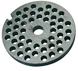 Reber 4022a/10 - Griglia per tritacarne manuale Reber n° 32, diametro fori 1 cm, acciaio inox