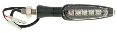 Blinker LED KOSO M8 Gewinde,Länge 110mm Schwarz matt