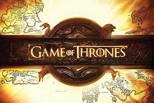 Game of Thrones - Logo - Fantasy Film Movie Poster - Größe 91,5x61 cm