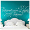 Wandora Wandtattoo Zitat Träume nicht dein Leben I hellgrau (BxH) 150 x 58 cm I Wohnzimmer Schlafzimmer Sticker Aufkleber Wandaufkleber Wandsticker G026