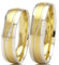 Collection Ruesch Eheringe 333/- Gelbgold Weißgold 66-32050-060