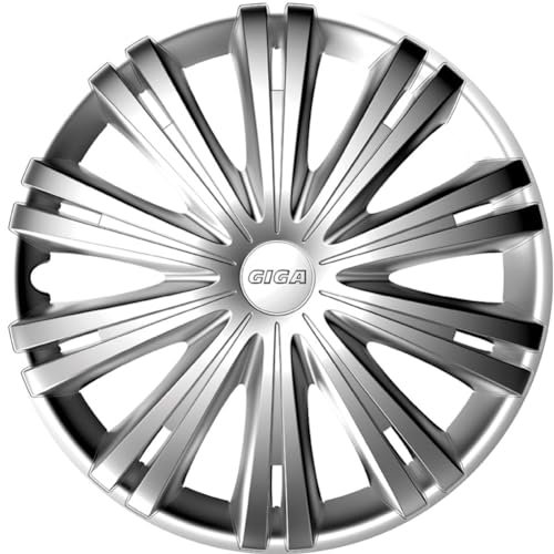 AUTO-STYLE Satz Radzierblenden Giga 15-Zoll Silber