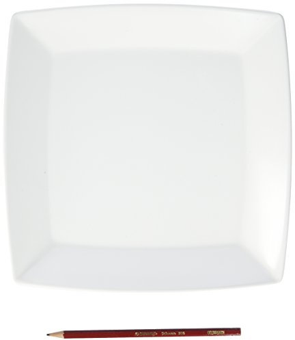 Gimex Campingartikel Dessertteller Quadrato Black/white, 550/696