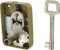 Serrure armoire en applique - gauche - 50 mm