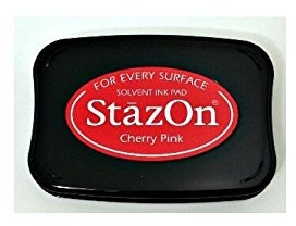 StazOn Solvent Ink Pad-Cherry Pink