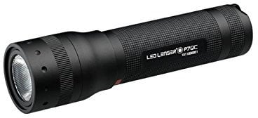 Ledlenser P7QC Taschenlampe LED, Multicolor (RGB) 220 Lumen, 60m Leuchtweite, bis zu 20h Laufzeit, robustes Metallgehäuse, 4xAAA batteriebetrieben, inkl. Batterie
