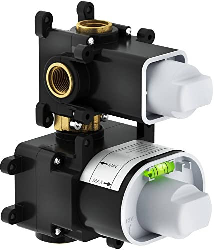 Nobili Rubinetterie WE00102 Corpo ad Incasso Miscelatore Termostatico Doccia, Cromo