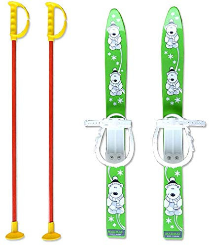 Unbekannt Kinderski Babyski Ski Lernski 70cm 7 Farben für Kinder von rg-vertrieb (Grün)
