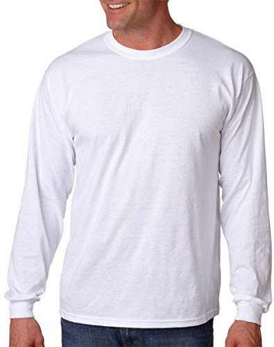 GILDAN G540 Heavy CottonTM 5.3 oz. Long-Sleeve T-Shirt - White - S (US)