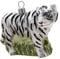 Hamburger WEIHNACHTSKONTOR® - Tannenbaumschmuck aus Glas -Tiger weiß-schwarz