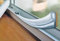Fenster- und Türdichtung, Dichtungsband P-Profil weiß selbstklebend