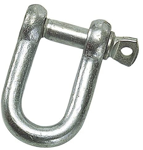 WOLFPACK LINEA PROFESIONAL - Grillete Recto Galvanizado 12 mm. 1/2 Uso Domestico