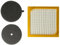 vhbw 3x filtro compatibile con Hoover TC4226 001, TC4266 011, TC4266 021, TC4268 019, TC4269 011, TD3865 011, TD3865 021 aspirapolvere - Sostituisce 09205469