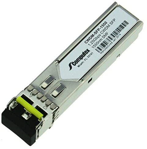 CISCO CWDM 1550-nm SFP Gigabit Ethernet (1, 2Gb Fibre Channel) gelb
