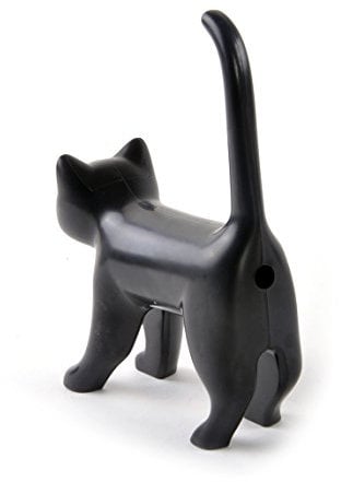 Luckies of London Spitzer mit Katzenbummel, Schwarz