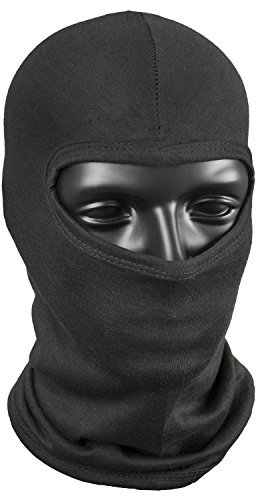 M-Wave Sturmhaube, Motorradmaske, Winter Gesichtsmaske, Sturmmaske, Face Mask, Sturmhaube, Skihaube, Balaclava, Sturmhauben für Motorrad, Ski Schwarz