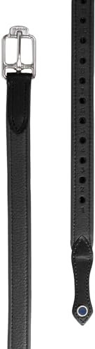 Stübben Steigbügelriemen de Luxe - schwarz - L (152cm)