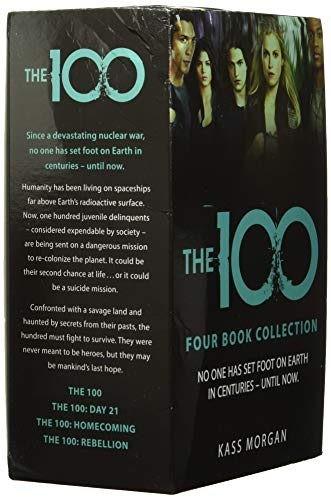 Kass Morgan 100 Series 4 Books Collection Set (The 100, The 100: Day 21, Homecoming, Rebellion)