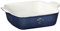 Emile Henry HR - Teglia da forno quadrata, 23 x 23 cm, colore: Bianco, 9 x 9, Twilight Blue