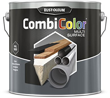 RUST-OLEUM 7379MS.2.5 Combicolor Multi-Surface, One Paint, Many Surfaces, Black-RAL 9005