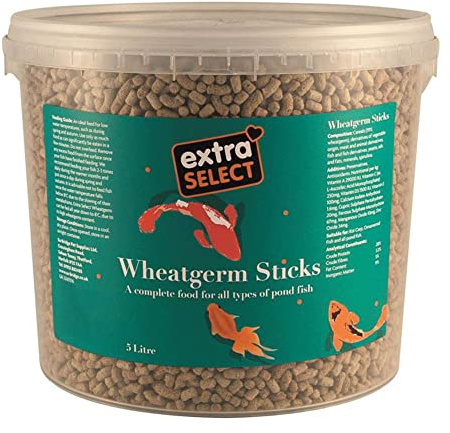 Extra Select Wheatgerm Sticks Complete Fish Food Tub, 5 Litre
