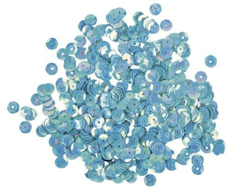 Rayher 3927093 Pailletten, gewölbt, 6mm ø, SB-Box 4000Stück, irisieren