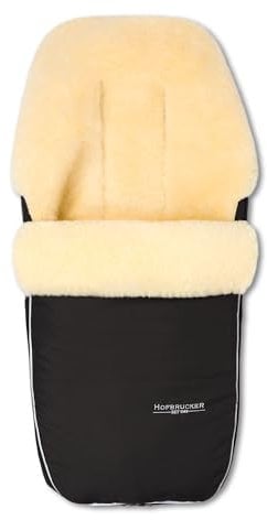 Hofbrucker seit 1948 Wagensack aus Lammfell Polaris schwarz one size