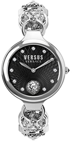 Versus by Versace Damen Datum klassisch Quarz Uhr mit Edelstahl Armband S27020017