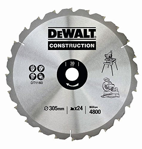 DeWalt DT1160QZ 305 x 30mm x 24-Tooth Construction Circular Saw Blade