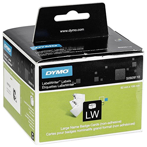 Dymo 4XL große Namensetiketten 51 x 107 mm für LabelWriter 4XL 250 Stück