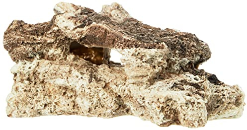 Rosewood Stackable Reef Rock Buff Aquarium Decor, Large