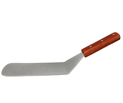 Yudu 2 stück Pfannenwender Bratenwender Küchenspachtel Bratenheber Heber mit Holzgriff Nr:02