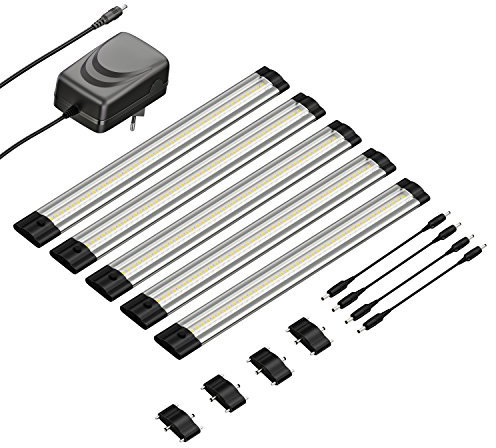 Parlat Apparecchio LED sottopensile SIRIS piatto 30cm ciascuno 368lm bianco caldo Set di 5