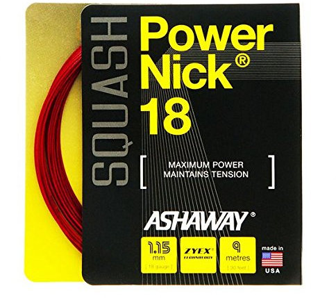 ASHAWAY POWERNICK 18 Squash String Set by