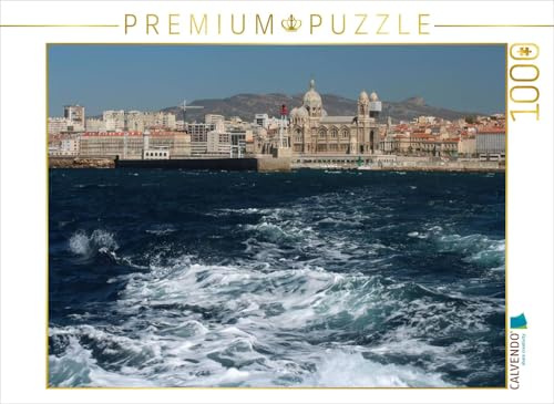 CALVENDO Puzzle Blick auf Marseille | 1000 Teile Lege-Größe 64 x 48 cm Foto-Puzzle für glückliche Stunden