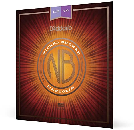 D 'Addario nbm11540 11,5–40 Light Nickel Bronze Mandoline Saiten