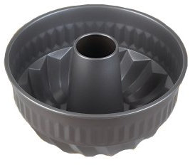 Paderno 47705-22 World Cuisine Antihaft-Kugelhopf-Form, 21 cm, schwarz