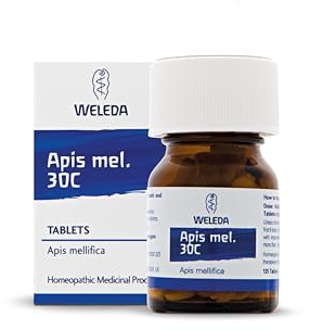 Weleda Apis Mel 30C, Pack of 125 Tablets | Apis Mel 30C homeopathic potency, Lactose and sucrose tablets, Suitable for adults and children