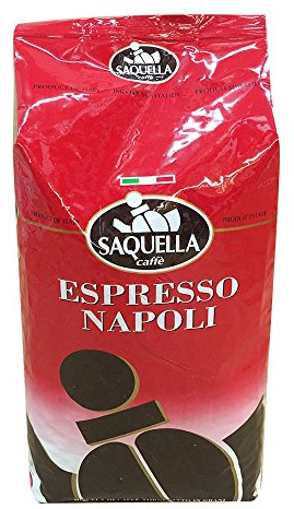 Saquella Caffe Saquella Espresso Napoli Bohnen, 1er Pack (1 x 1 kg)