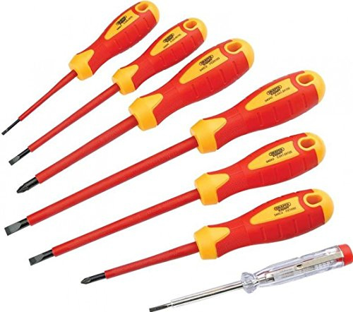 Draper 07496 Insulated Screwdrivers, Set of 7