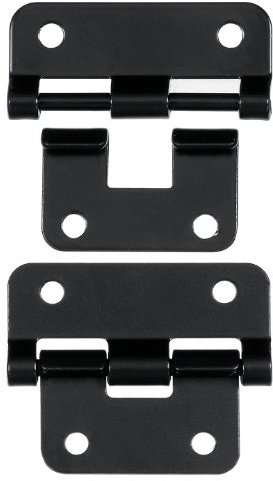 Reliable Hardware Company RH-1225BK-2-A Black Take-Apart/Lift Off Hinge - Set of 2