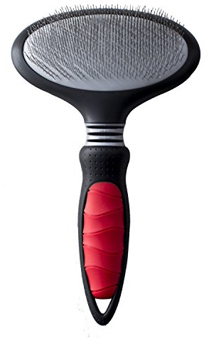 Mikki Dog, Cat, Puppy, Kitten Grooming Hard Pin Slicker Brush -For Knot, Tangles -Sml-Med Pet-Small